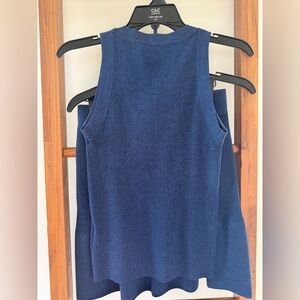 Sundays Deep Blue Knit Tank and Skirt Set